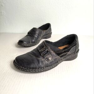 Earth Origin Meadow 6M Black Flat Loafers Driving Travel Casual